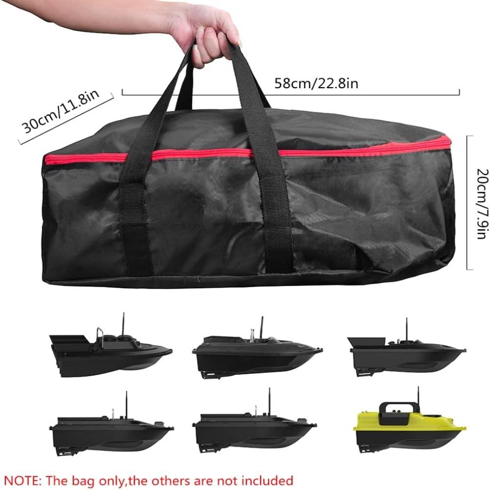 58*30*20cm Bait Boat Storage Bag with Carry Handles Fishing Boat Bag Fishing Trips
