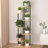 Tall Iron Art Multi-Layer Indoor Flower Stand for Living Room and Balcony 