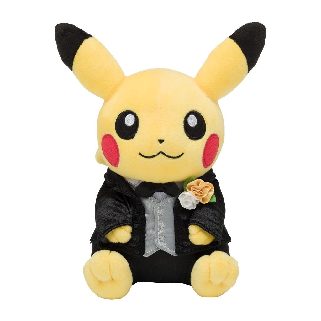 Pokemon Center Original Plush Pikachu Male Figure Pokemon Garden Wedding 20×16×11(H×W×Dcm)