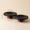 Plastic Cake Stand Detachable Pedestal Fruit Bowl Drain Hole Food Serving Dish Stackable Snack Dessert Plate Kitchen Tableware