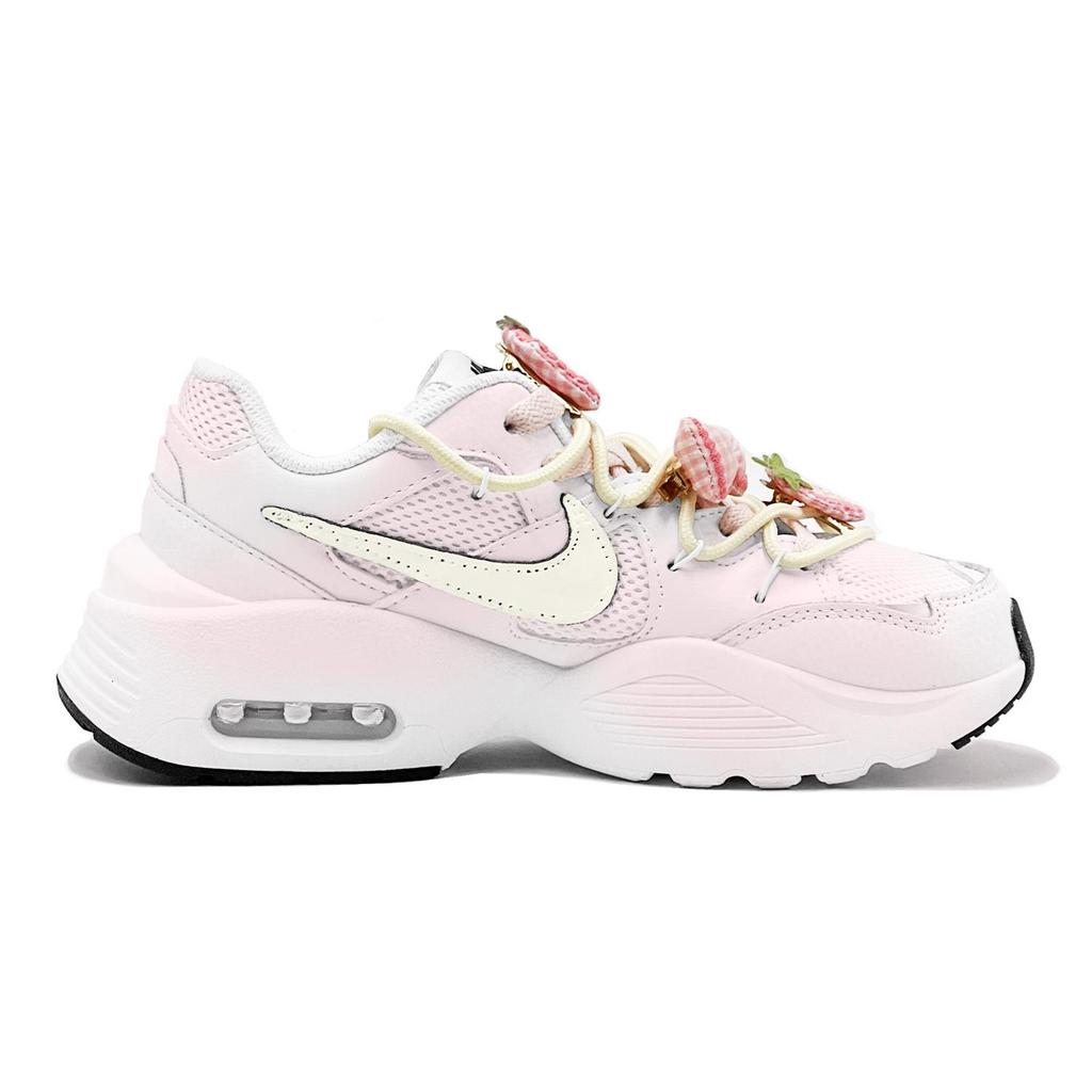 Nike Air Max Fusion Rutschfest Rutschfest Niedrig geschnitten Y2k Laufschuhe Damen Rosa Gelb CJ1671-100(TeamS2-S-BOX)