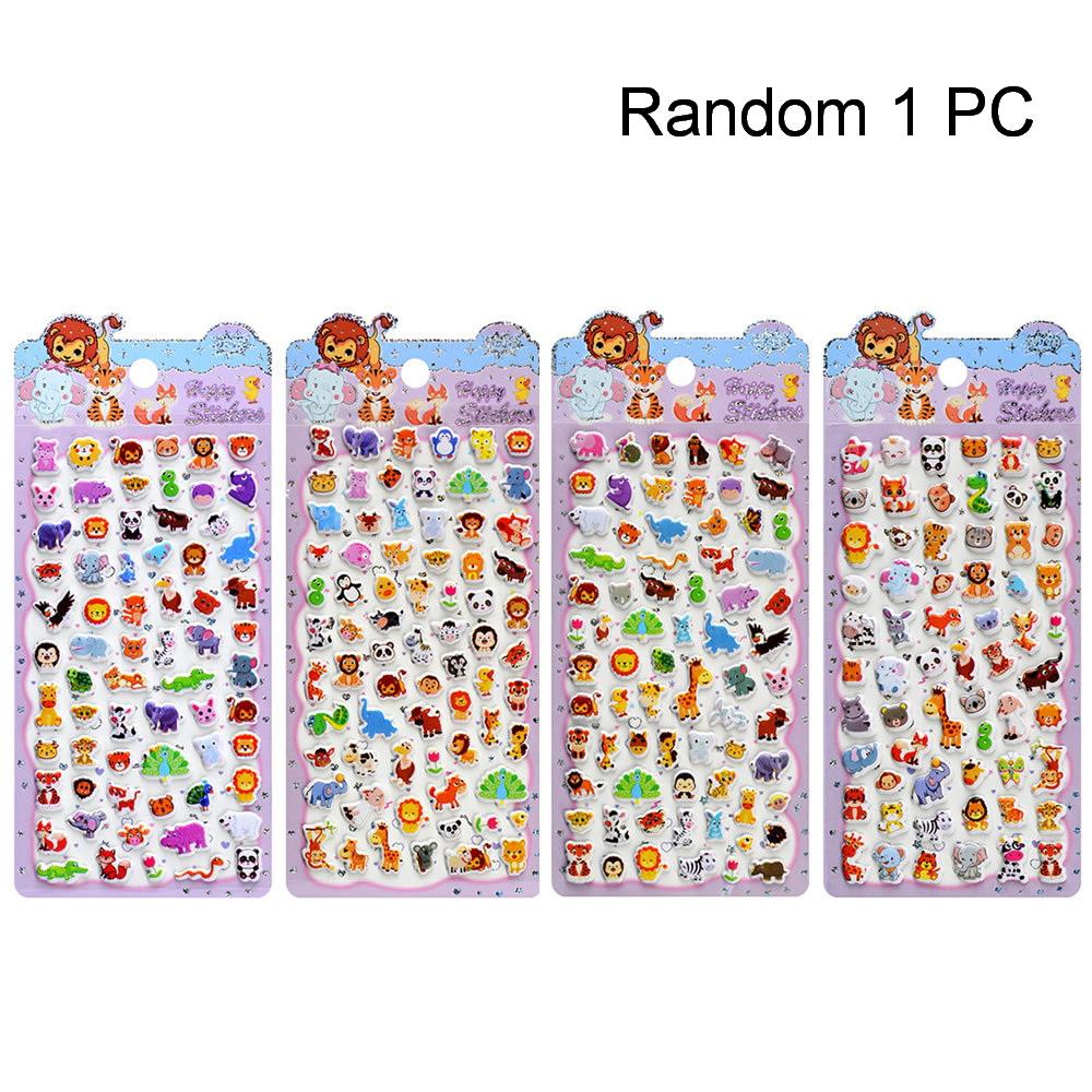 1 Sheet Kawaii Lovely Capibala Small Animals Foam 3D Decorative Stationery Stickers Scrapbooking Diy Diary Album Decals