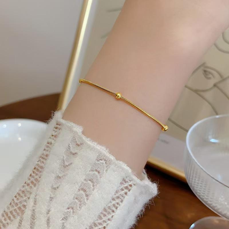 Colar de contas elegante para mulheres – moderno, inspirado na Coreia, que não desbota e combina com tudo.