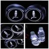 Led Colorful 2pcs Car Cup Holder Pad Mat For Auto Atmosphere Lights
