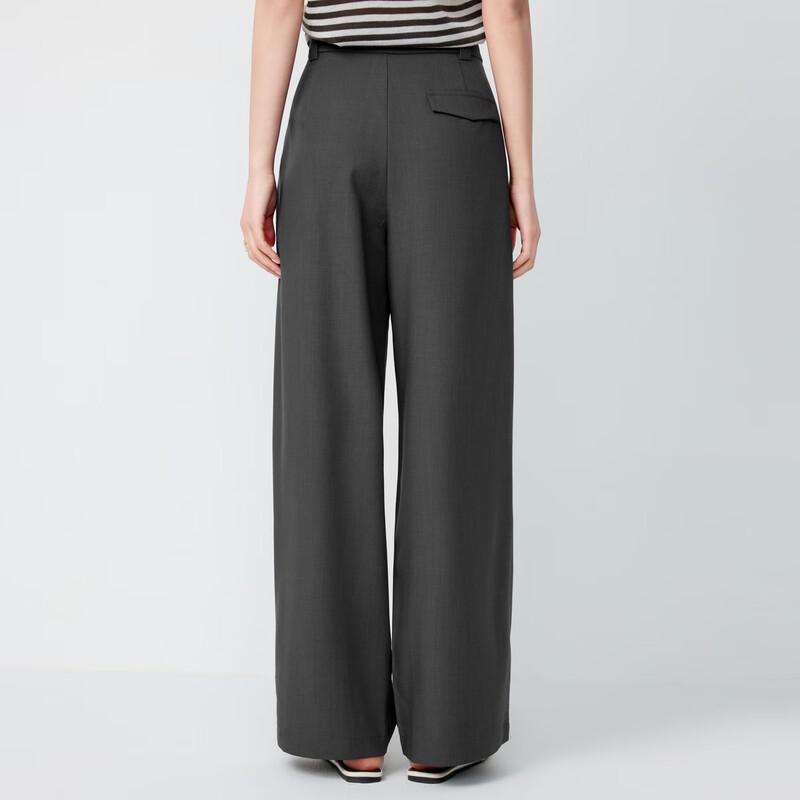 Elva' Island Women's Summer High-Waist Wide-Leg Casual Trousers