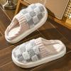 Cotton Slipper Women'S Non-Slip Plus Cashmere Warm Month Slipper Indoor Home Men Cute Fluffy Cotton Mop