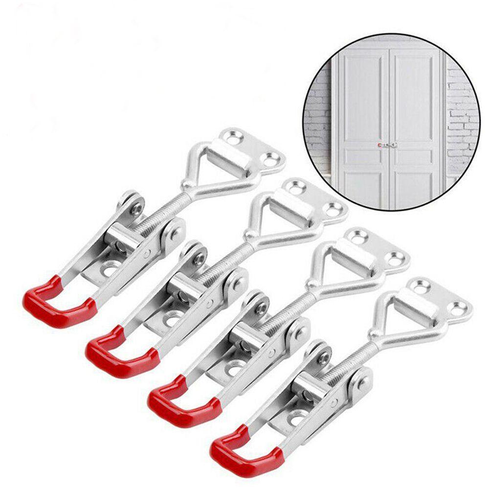 2-Pack Stainless Steel Toggle Latches - Adjustable Cabinet Clamps For Tool Boxes & Storage