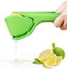 Handheld Lemon Juicer Squeezer Easy To Use Flat Lemon Squeezer with Leverage Squeezer and Built In Strainer for Orange Lime Kiwi
