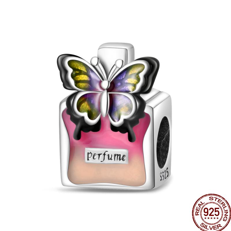 Copper Spring Insect Butterfly Series Gift Beads Suitable For 3Mm Original Bracelet Diy Birthday