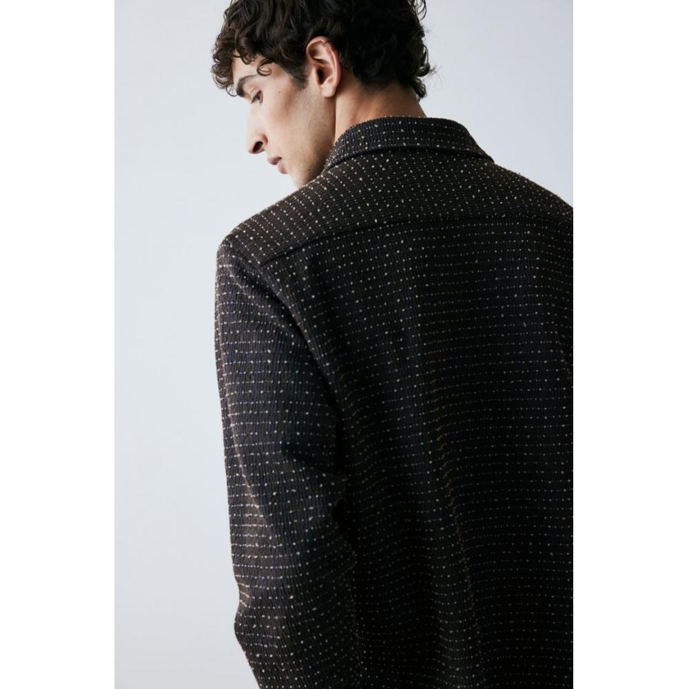 H M Jersey sHirt Regular Fit Dark Grey