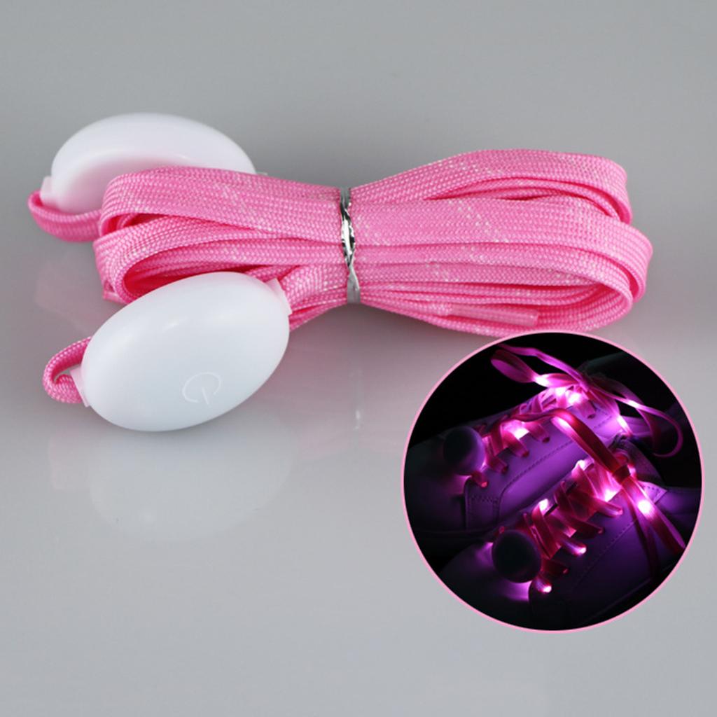 LED Light Up Shoe Laces Glow Shoe Strings Flash Light Shoelaces Running, Dancing, Party Decor