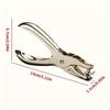 Manual Punch Tool, Suitable for Paper and Card Binding, 3mm Hole Punching, Office Stationery Supplies, Battery-Free