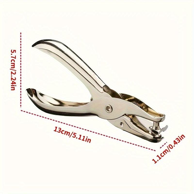 Manual Punch Tool, Suitable for Paper and Card Binding, 3mm Hole Punching, Office Stationery Supplies, Battery-Free