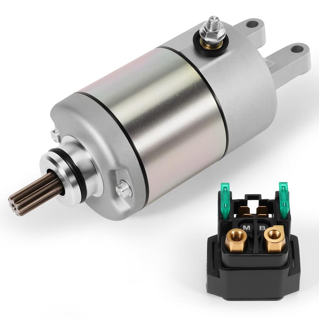 Starter motor relay for Yamaha Majesty 250, Grand Majesty 250, SG03J, SG15J, SG17J, SG21J. Genuine replacement starter motor for motorcycles.