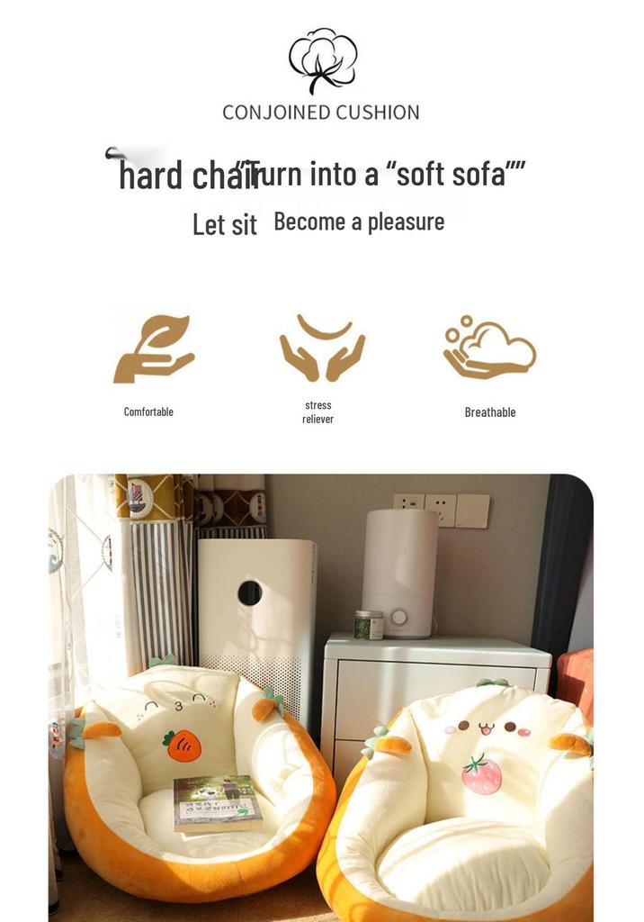 Tatami Floor Cushion with Backrest for Home and Balcony