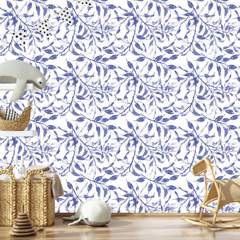Leaves and Branches Wallpaper for Living Room and Bedroom 50x1000