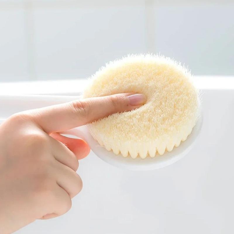 Long Handle Back Brush for Shower Soft Bristles Body Exfoliating Bath Brush Skin Health Shower Back Scrubber Bath Supplies