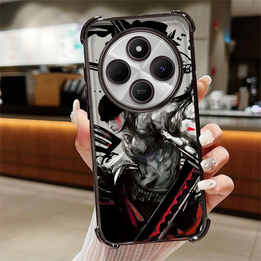 Anime Ones Pieces Clear Cover Case for Xiaomi Redmi A3 A5 14C K80 5G 13C K80 Pro A3X