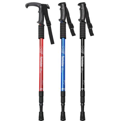 Outdoor Travel Trekking Stick Retractable For The Elderly Climbing Cane Aluminum Alloy Trekking Stick Cane Cane