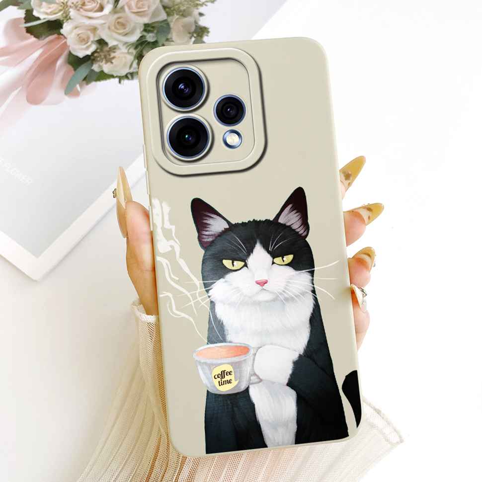 For Oppo Reno15 5G Case CPH2825 ilicone Back Cover For Oppo Reno 15C Reno15c 5G Cute Panda Cartoon Phone Cases Shockproof
