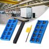Efficient Tool for Semi Finishing and Finishing 20PC CCMT060204 CCMT21 51 Insert + SCLCR 1010H06 Lathe Turn Holder