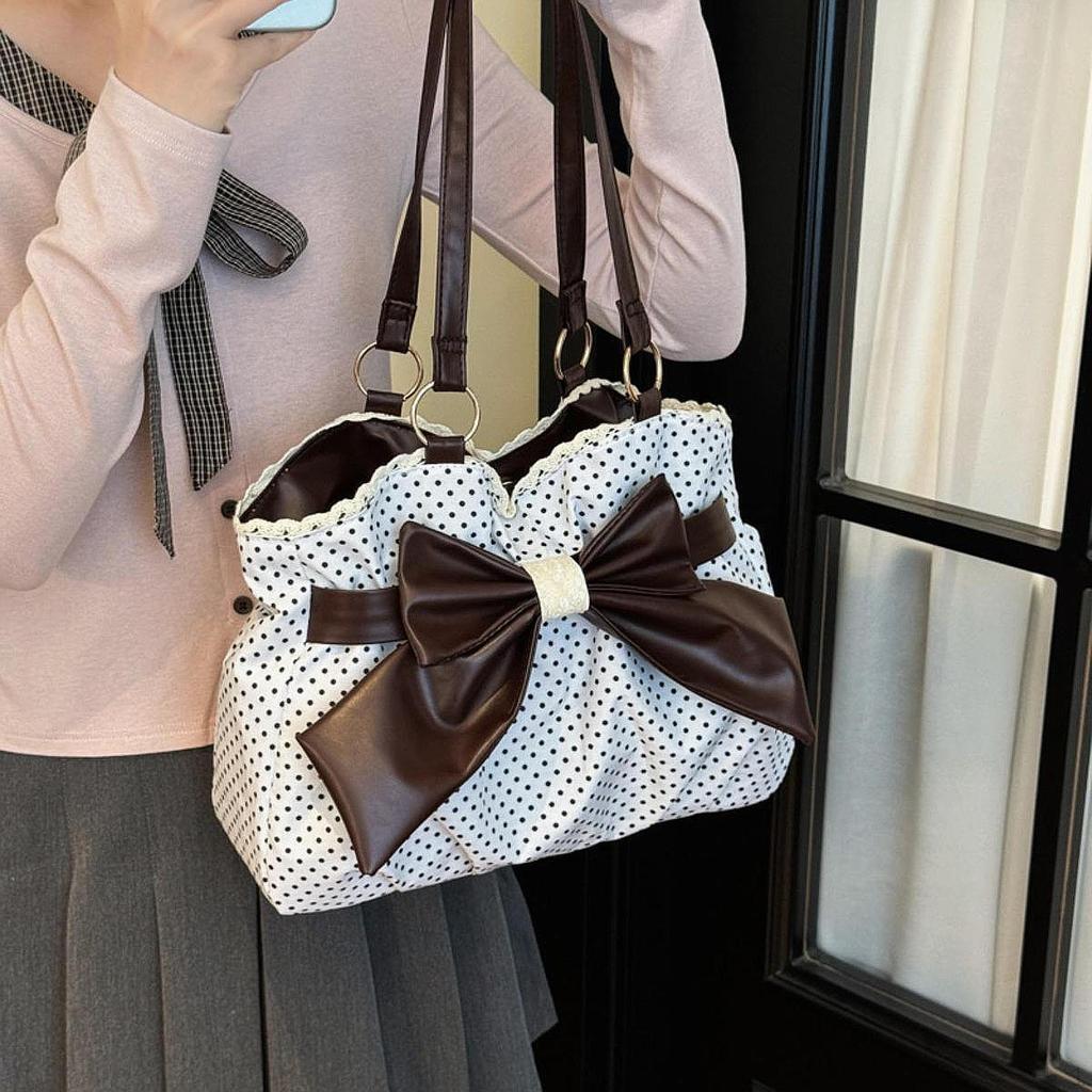Dot Tote Bag for Work Shopping Travel Picnic