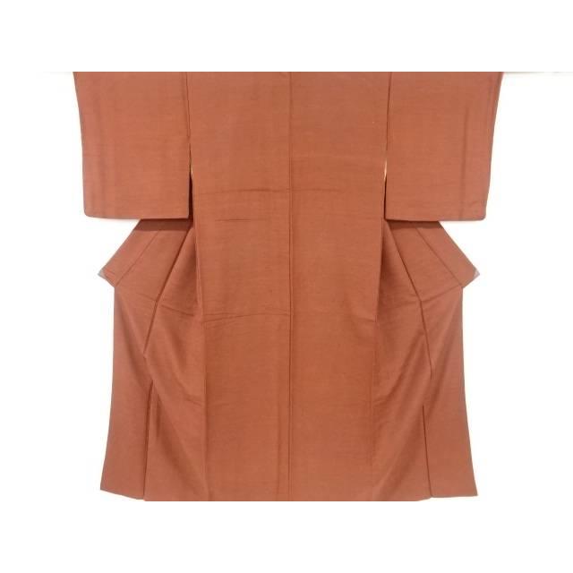 Hand-woven pongee kimono [antique] [used] [worn] Sosou