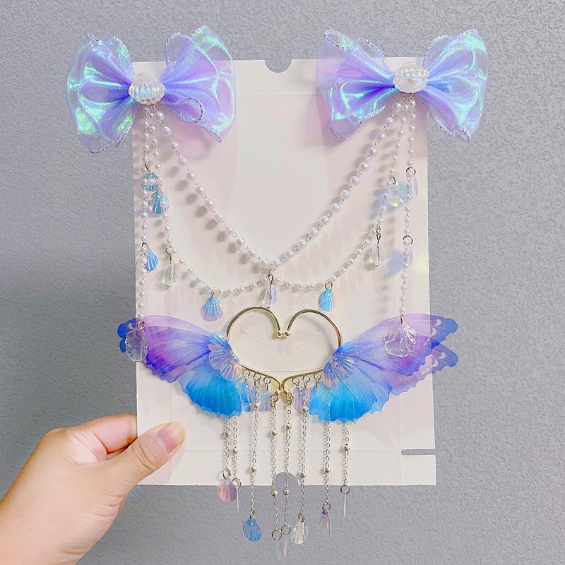 Mädchen Meerjungfrauenkleid Kinder Pailletten Fischschwanz Prinzessinnenkleid Halloween Cosplay Geburtstagsparty Kostüm