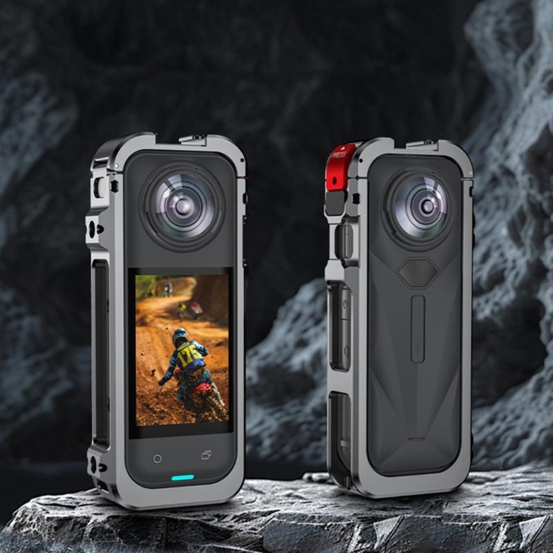 Durability Aluminum Camera Cage Quick Release Metal Frame For X5 Camera Enhances Protections And MultiFunctionality