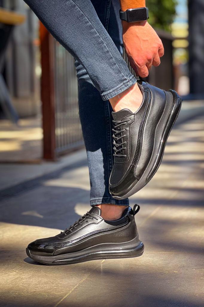 Chekich H Nowa Kolekcja CH2419 But Męski Biały Czarny Brązowy Tan