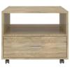 Coffee Table Sonoma Oak 55x55x40 cm Engineered Wood