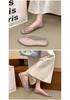Umweltfreundliche Damen-Mesh-Slipper: Strand-Jelly-Flats mit Hohlgitter-Design