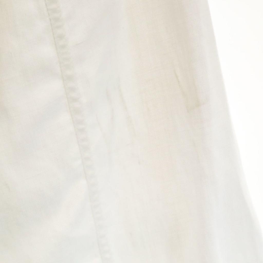 issei miyake the shirts 90s Linen Old Long sleeve Band collar shirt M Men's Used