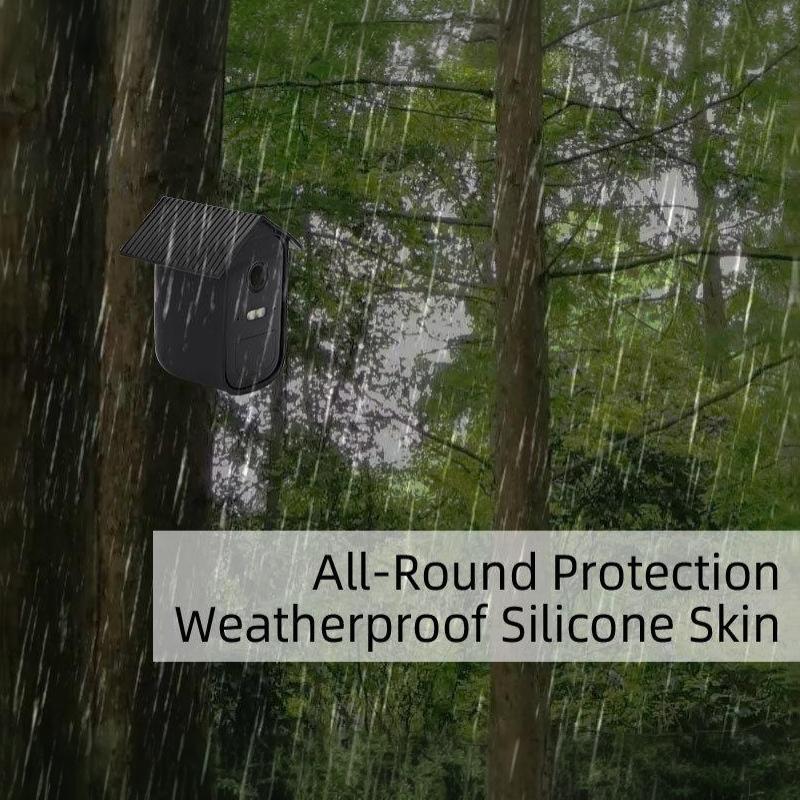 Long Service Life Soft Silicone Cover for EufyCam 2C & 2C Pro Weatherproof Durable Protective Case for Home Security Camera