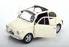 KK Scale Fiat 500 F Custom 1968 Cream Finished Product 1/12