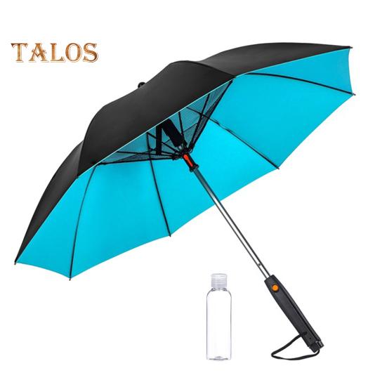 3-in-1-Regenschirm mit Ventilator, batteriebetrieben, UV-Sonnenschutz, tragbar, wasserdicht, winddicht, für den Sommer, im Freien, Sonne, Regen