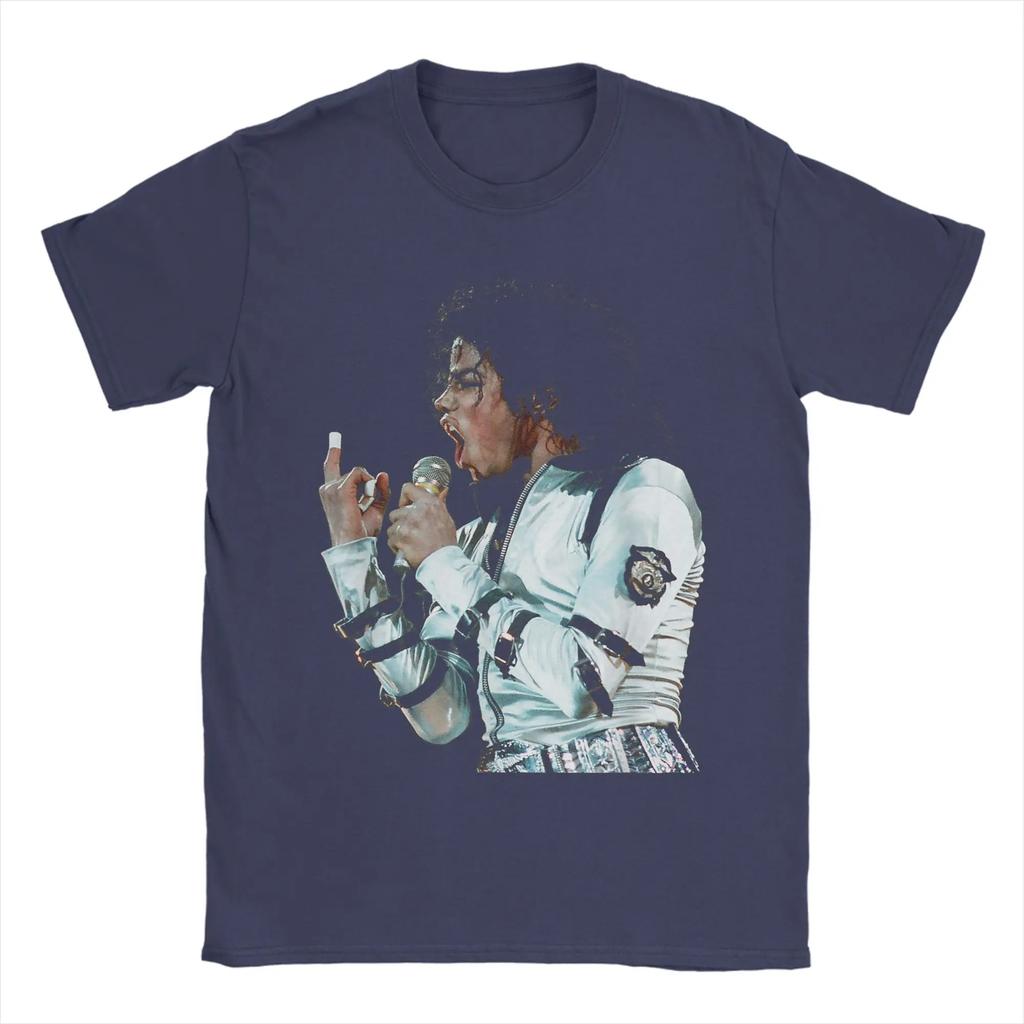 Streetwear T-Shirt Beach Michael Jackson Live Bad Tour Wembley 1988 T-Shirts 100 Cotton Tshirt for Man Y2K Short Sleeve Top Tees