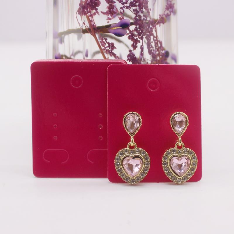 100pcs 5x4cm Earrings Cards Paperboard Jewelry Newest Arrived Popular Display Cardboard Hot Sale Fashion Design Delicate Cards