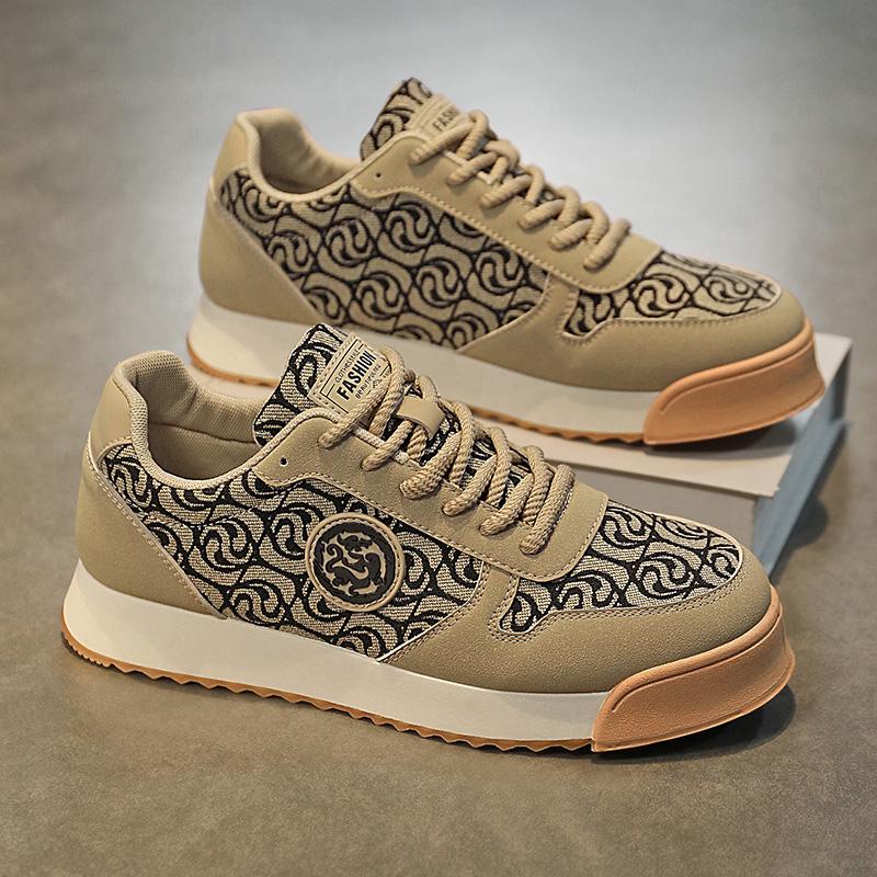 Male Sneakers Apring and Autumn Casual Sneaker Skateboard Loafers Sports and Leisure Outdoor Shoes for Men Ventilate All-match