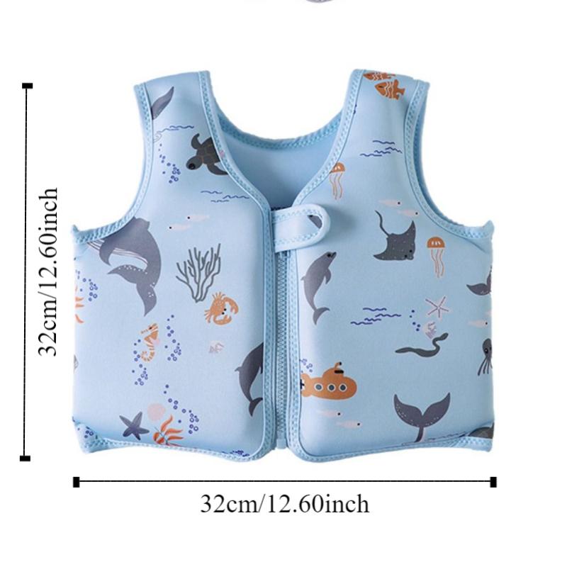 Not Falling Off Child Buoyancy Vest Anti Rollover Inflation-Free Swimming Vest  Water Play
