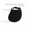 Simple Foldable Traceless Sun Hat UV Protection Empty Top Seamless Visor Cap Adjustable Large Brim Women Sun Hat Holiday
