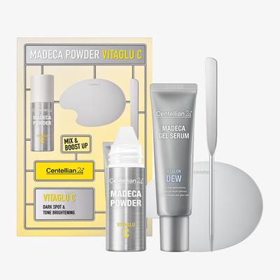 Madeca Powder Vita Glu-C & HyalonDew Gel Serum Kit