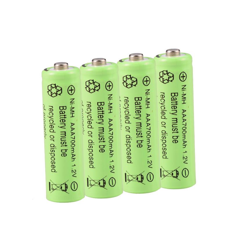 Rechargeable 1.2V Ni-Cr AAA 700mAh Battery for Remote Control Toys