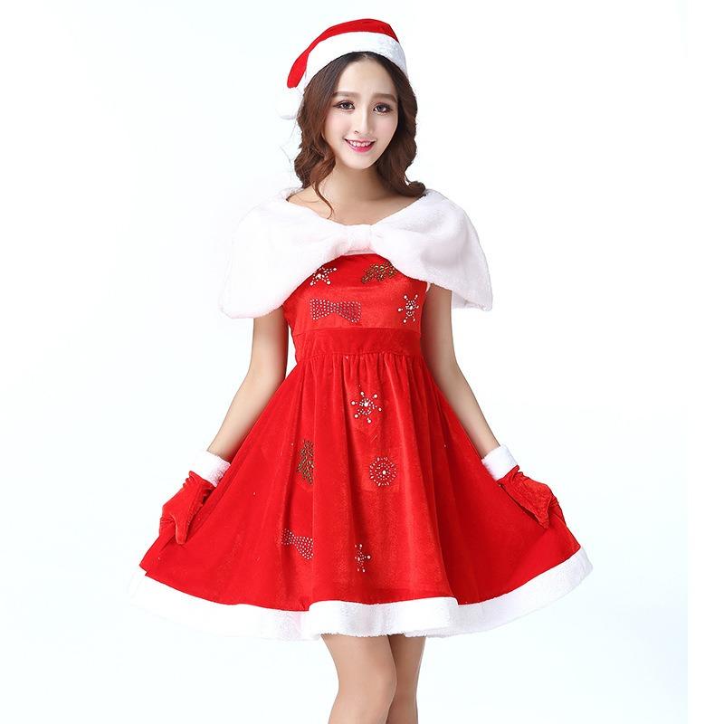 Costume As a Christmas Person Christmas Halloween Performance Costume Christmas Costume 1 Dollar