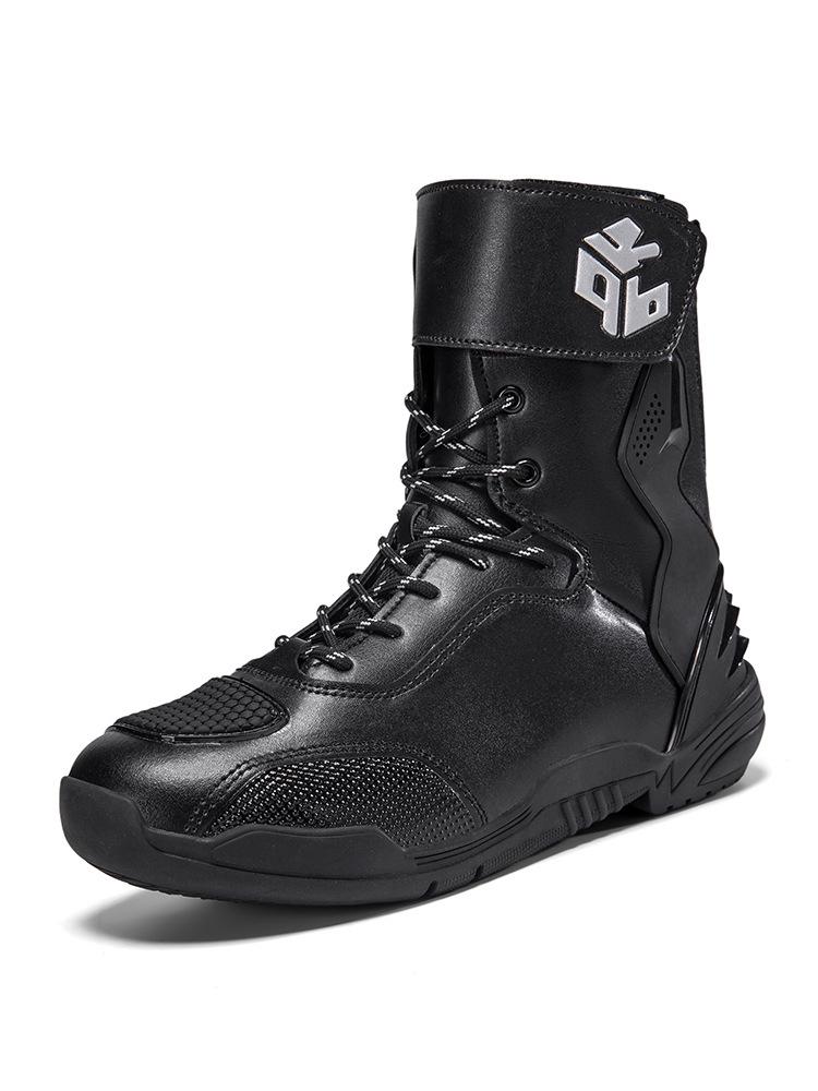 Botas de Motociclismo Unissex - À Prova de Vento, Para Todas as Estações, Sapatos Curtos para Corrida e Touring