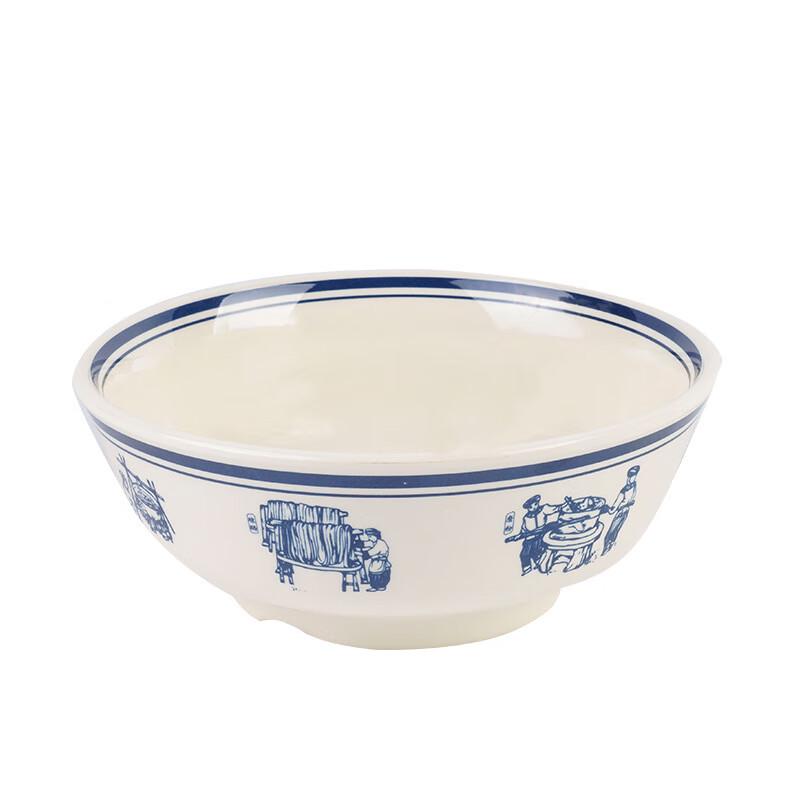 Jijun Chinese Style Melamine Noodle Bowl