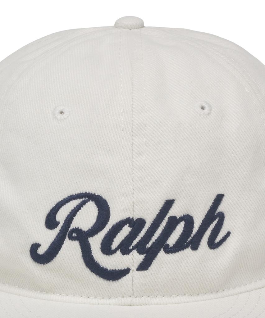 POLO RALPH LAUREN Applique Twill Ball Cap - White