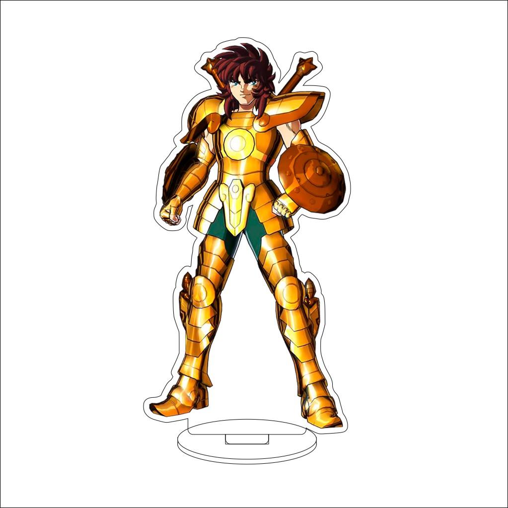 

16CM Anime Saint Seiya Figure Stand Model Ennestu Saint/Siegfried Cute Desk Decor Standing Sign Gifts 16CM
