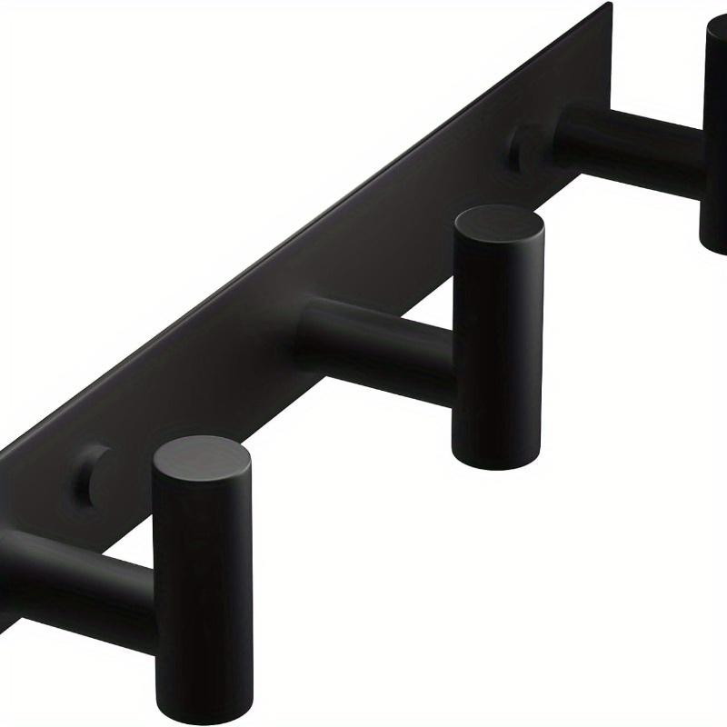 Coat Hooks Wall Mount, Stainless Steel 3 Hooks Wall Hooks T Shaped Coat Hanger Wall Mount, Heavy Duty Silver Towel Hooks Purse