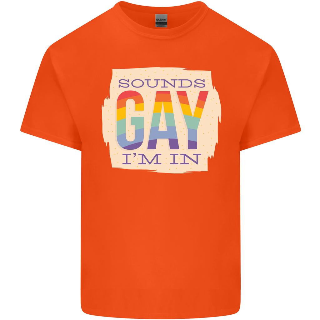 Sounds Gay Im In Funny LGBT Gay Pride Unisexs Light Cotton TShirt
